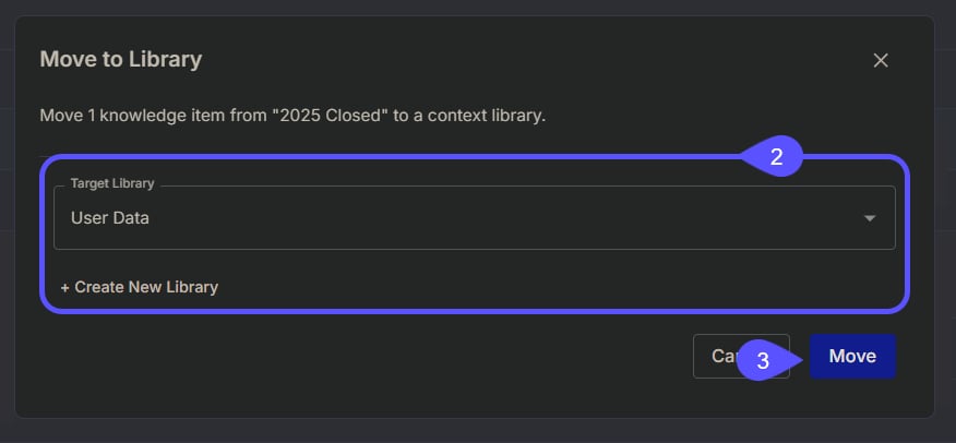 NEW Add Knowledge Steps
