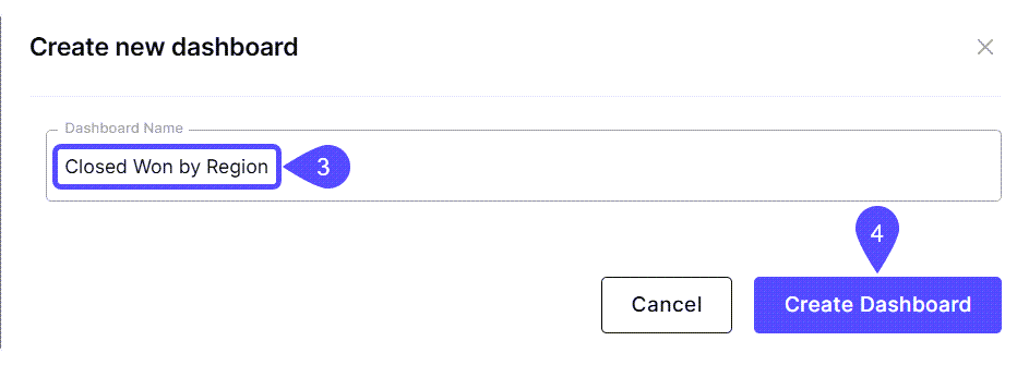Create Dashboards from the Editor