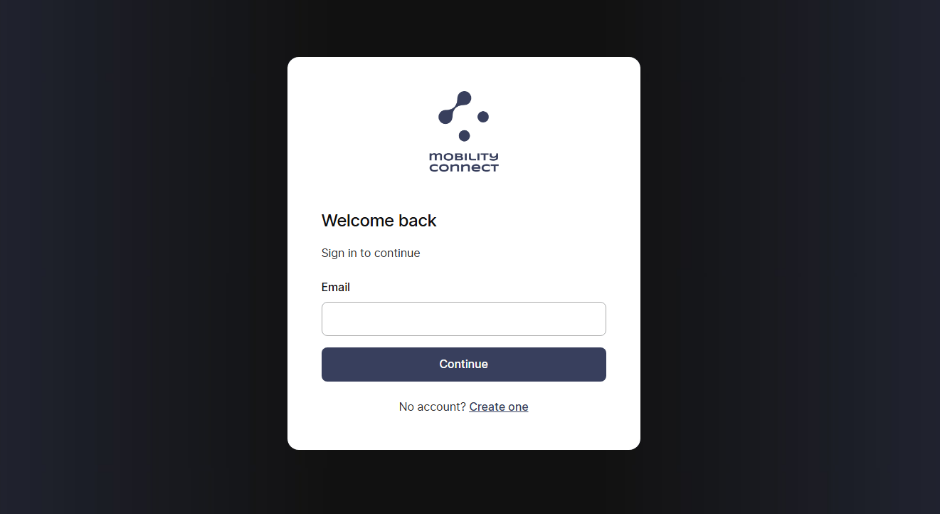 Schermata di accesso alla dashboard Wiseair