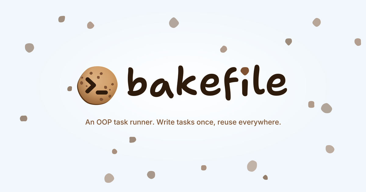 An OOP task runner. Write tasks once, reuse everywhere.