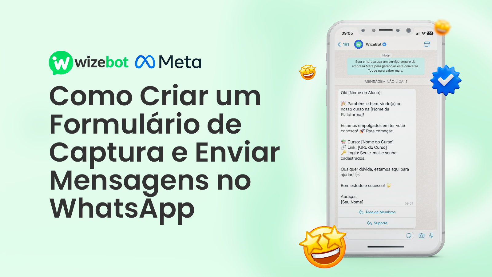 Formulário de Captura com WhatsApp na Wizebot
