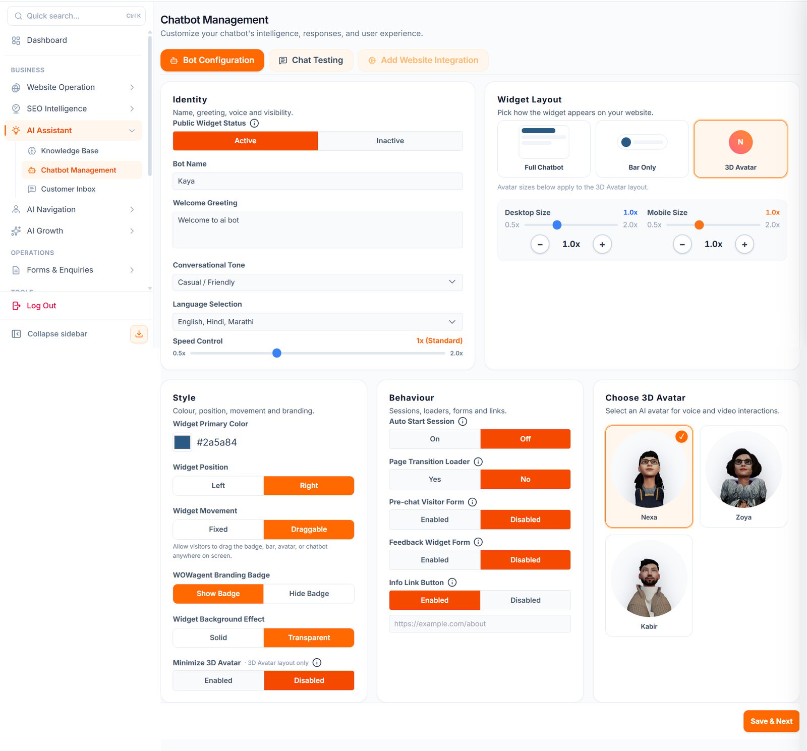 Chatbot Management
