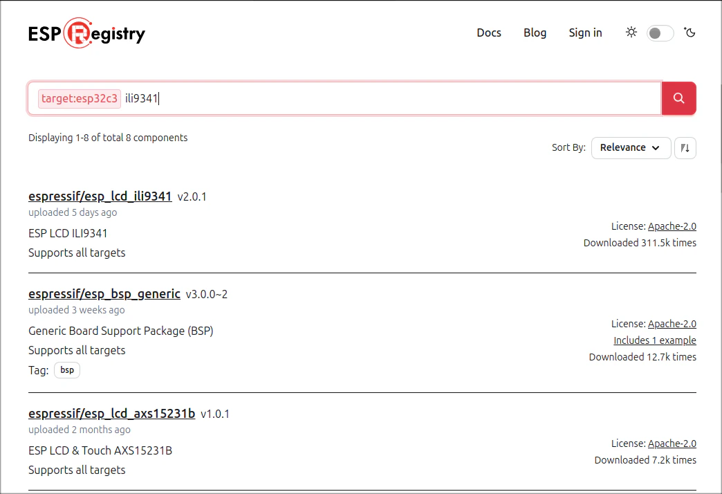 ESP-IDF Component Manager