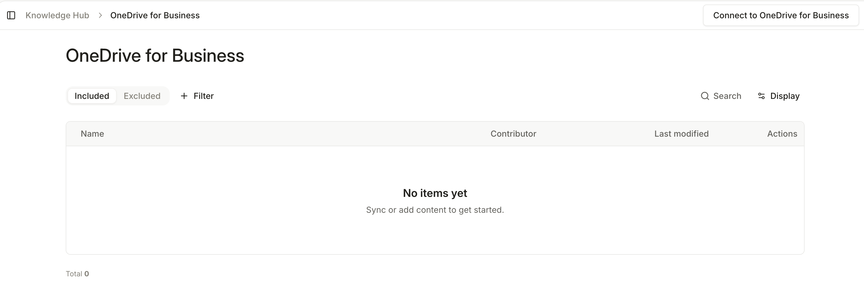The Onedrive page in Wolfia