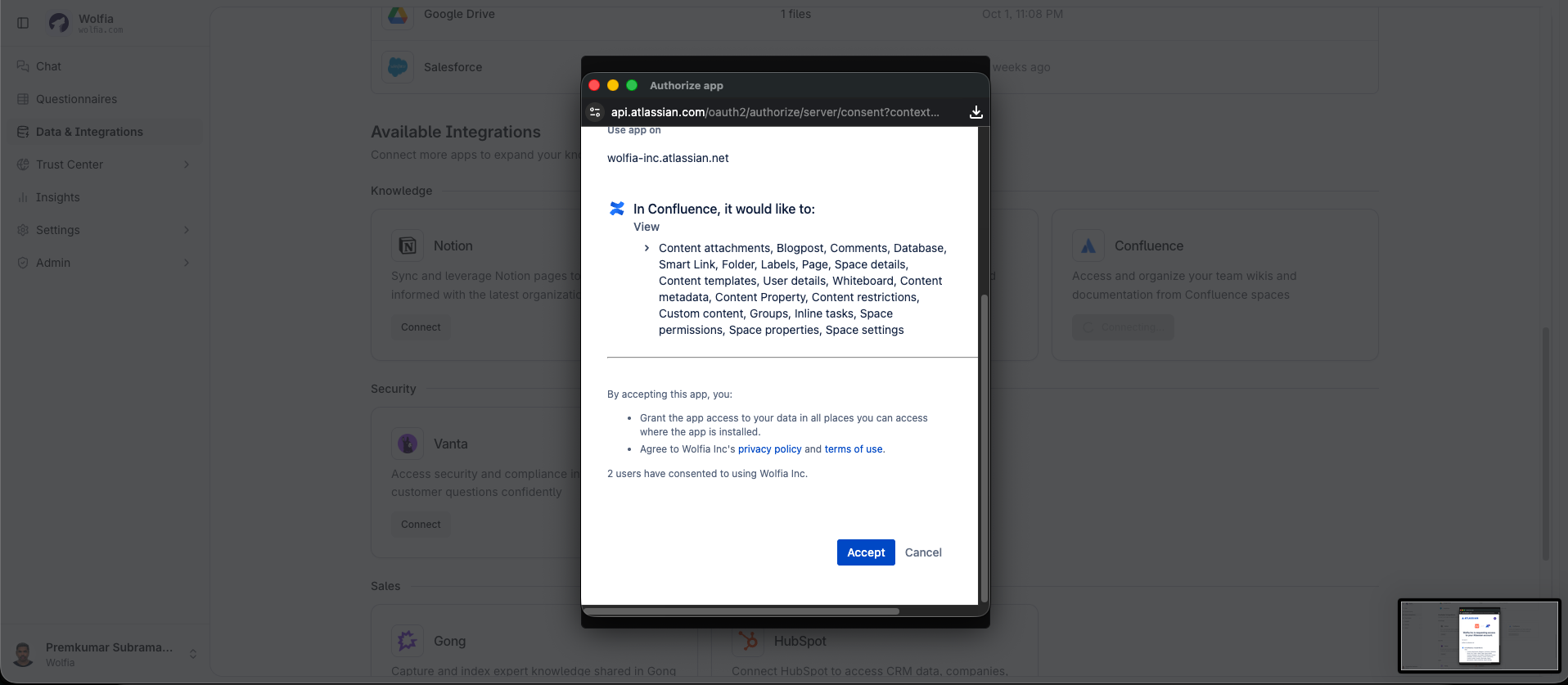 Confluence Authorization