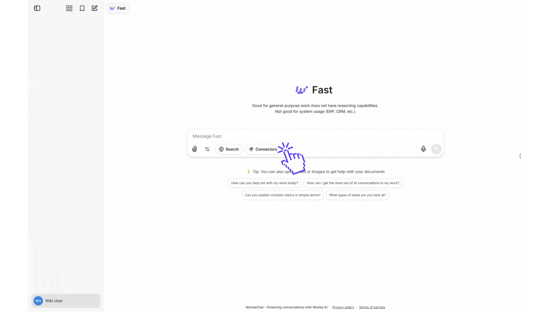 Enable the connection for the AI model