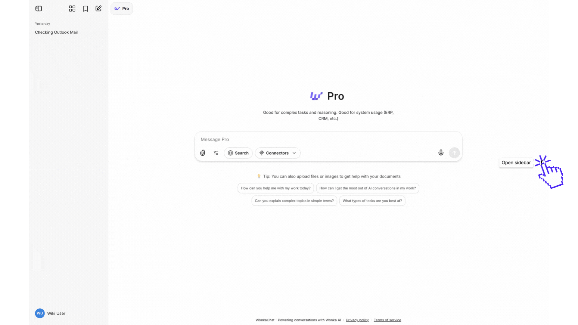 Bibliotheek icoon in de werkbalk