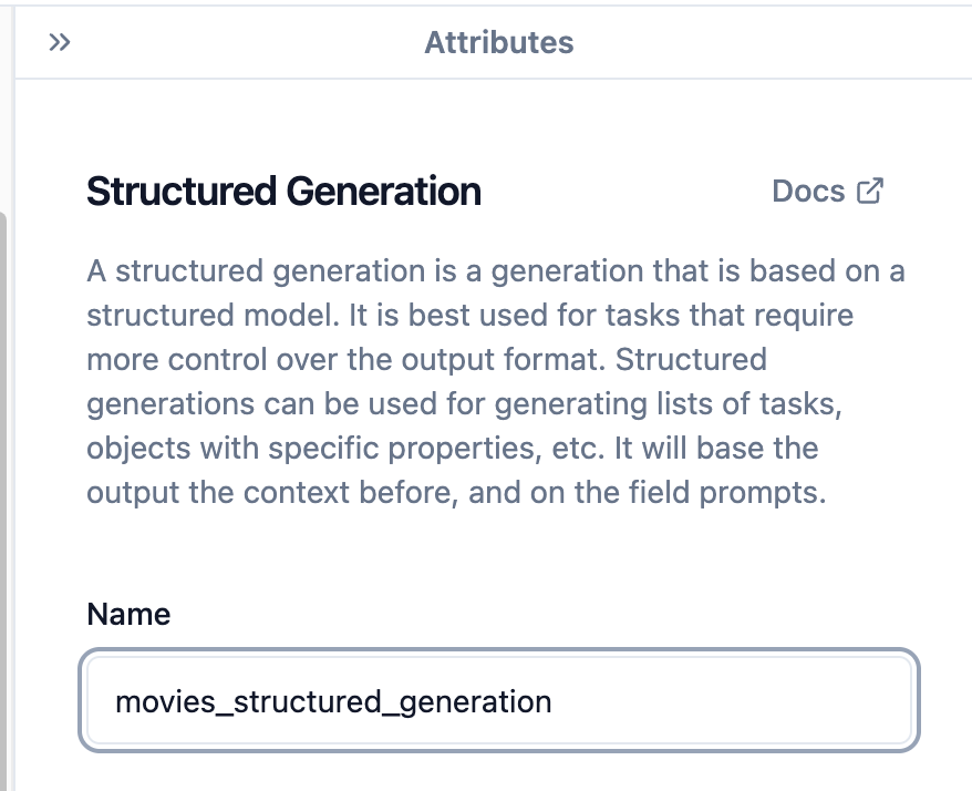 Structured Generation Name Attributes Editor Pn