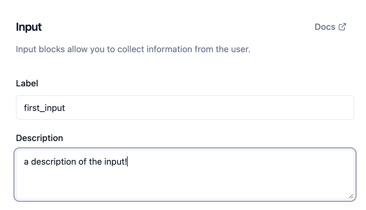 Description Input Pn