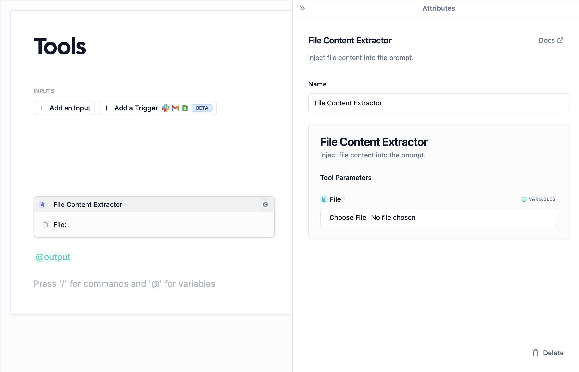Tools File Content Extractor Pn