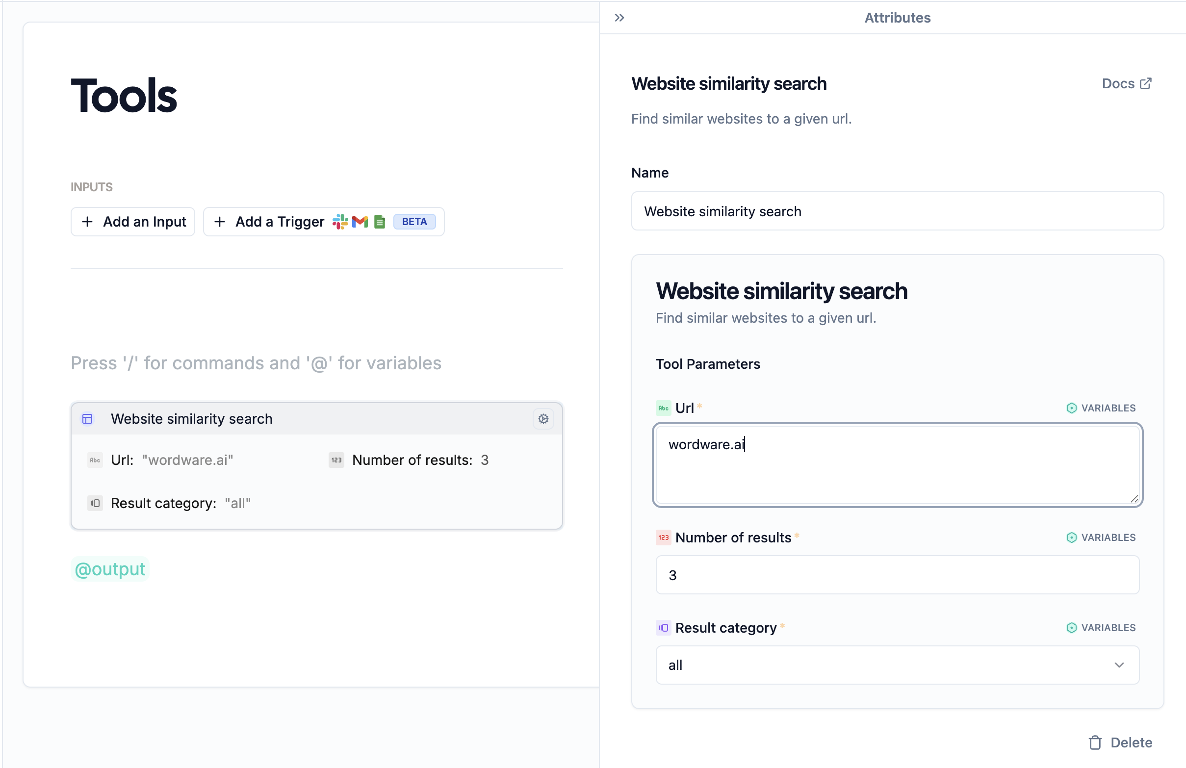 Tools Web Similarity Search Pn