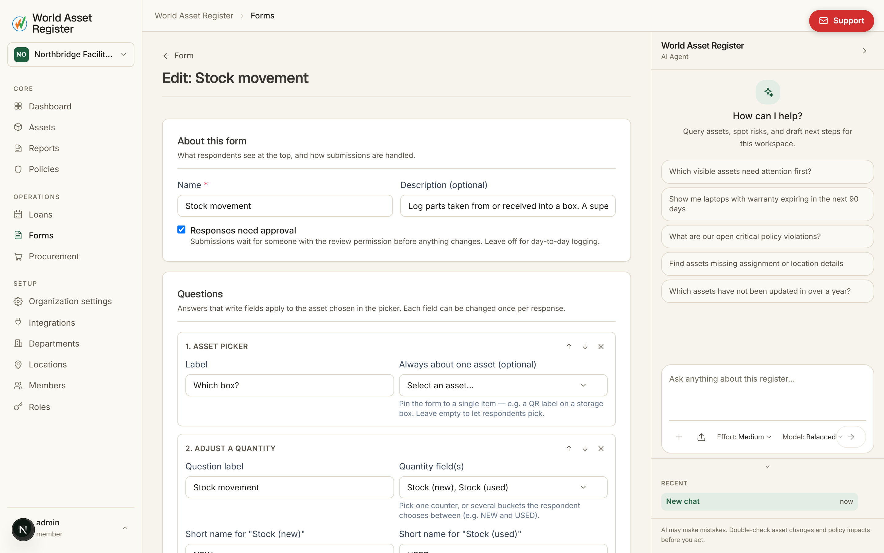 Building a form