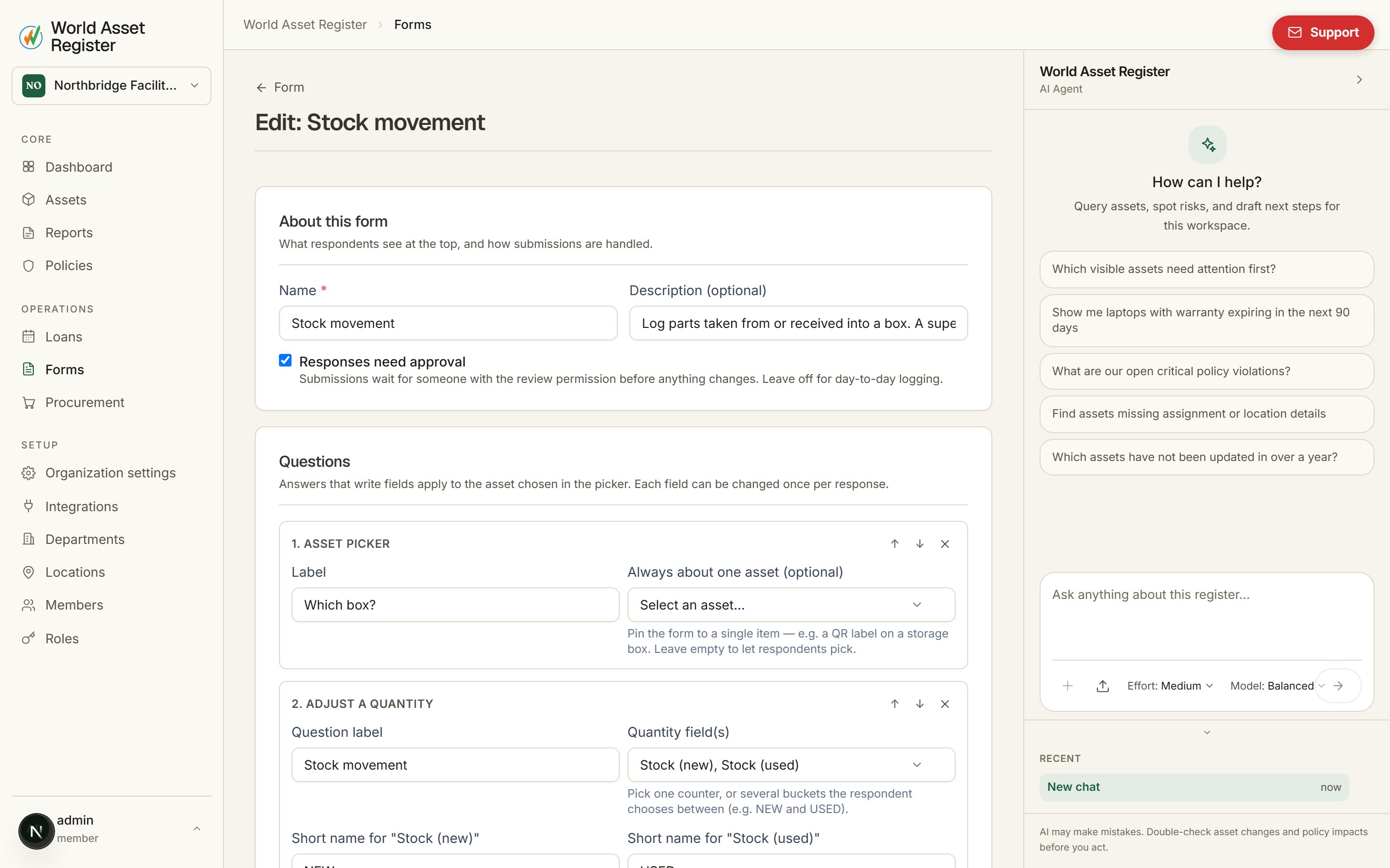Building a form