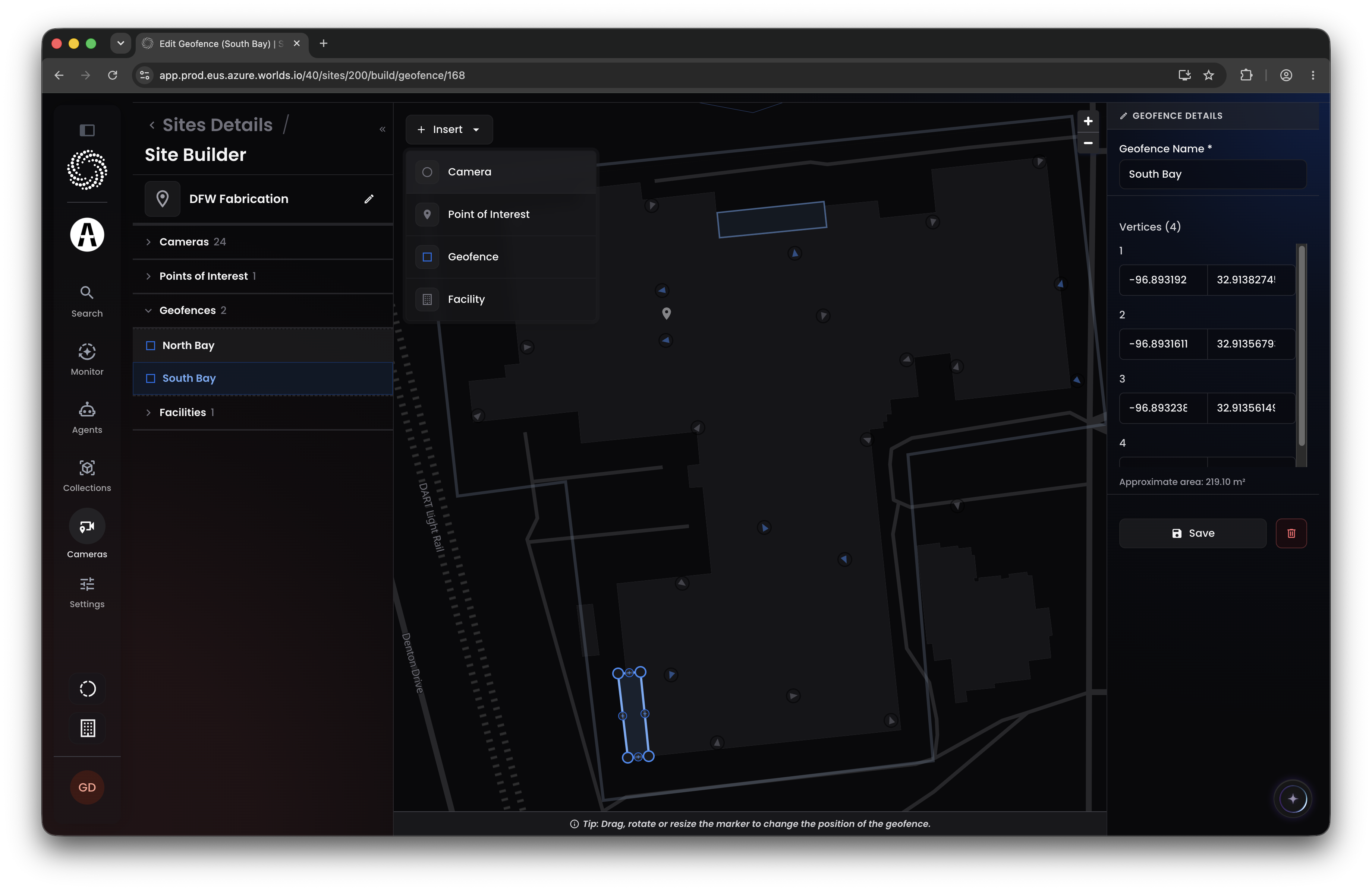 Worlds Builder Geofence