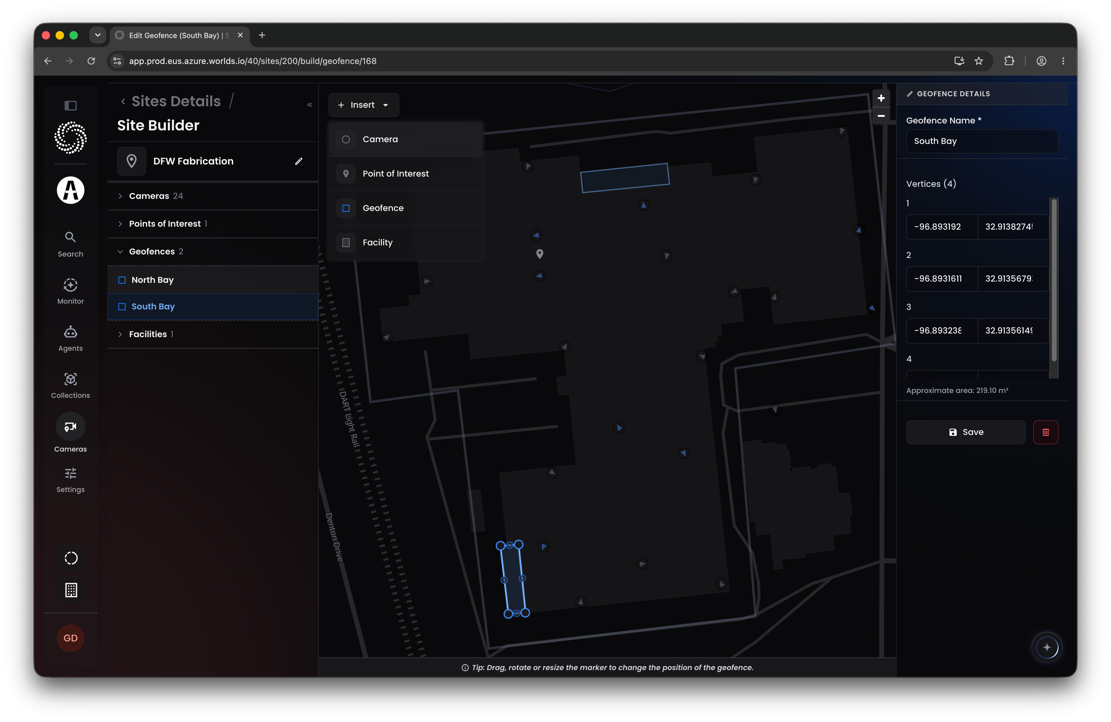 Worlds Builder Geofence