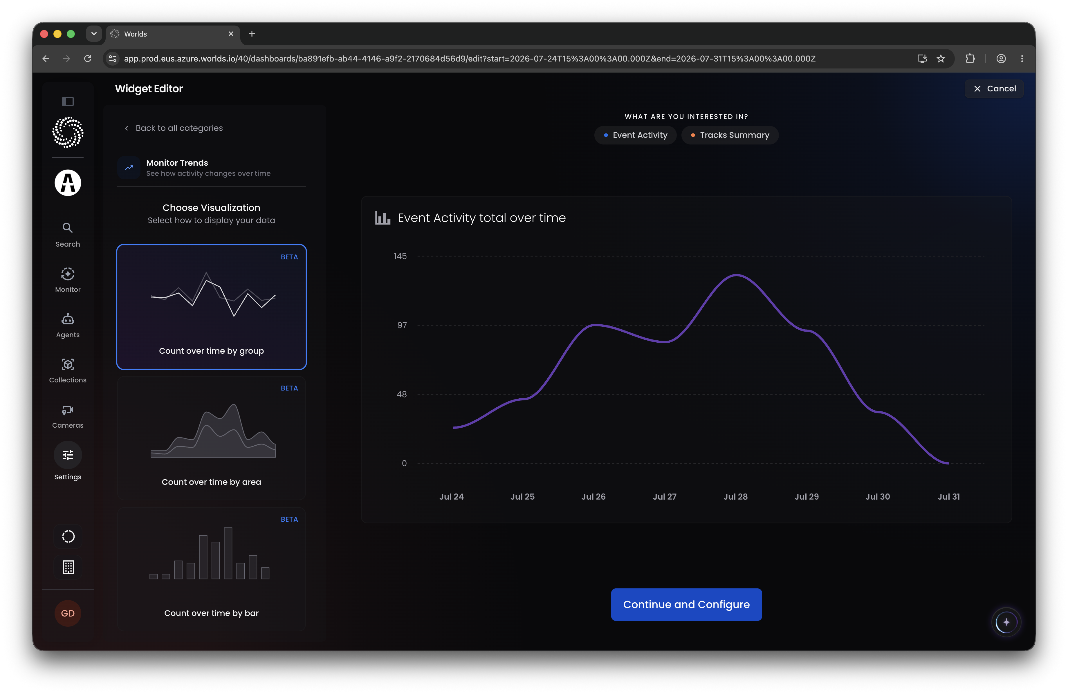 Worlds Dashboard Widget