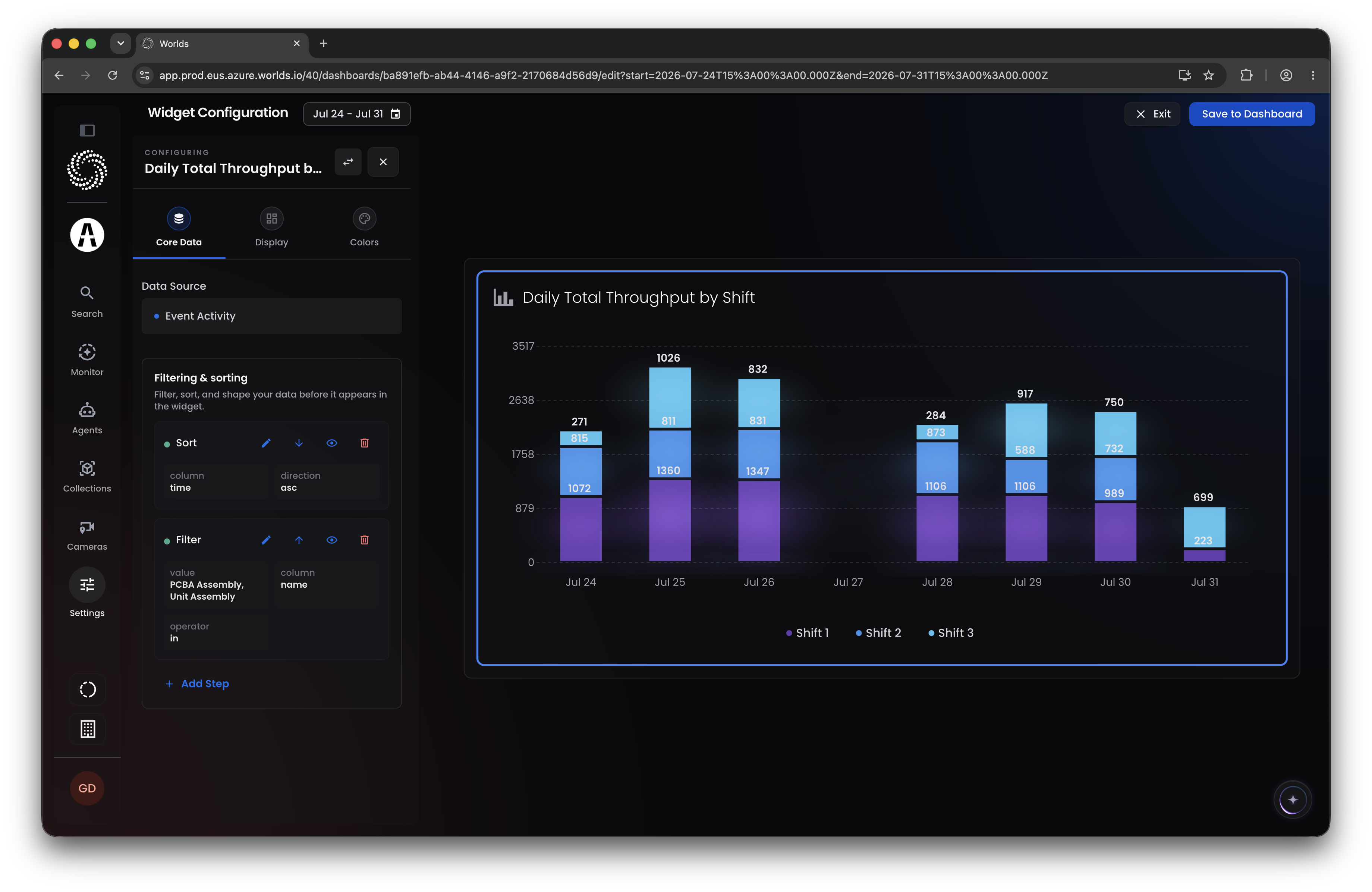 Worlds Widget Core Data
