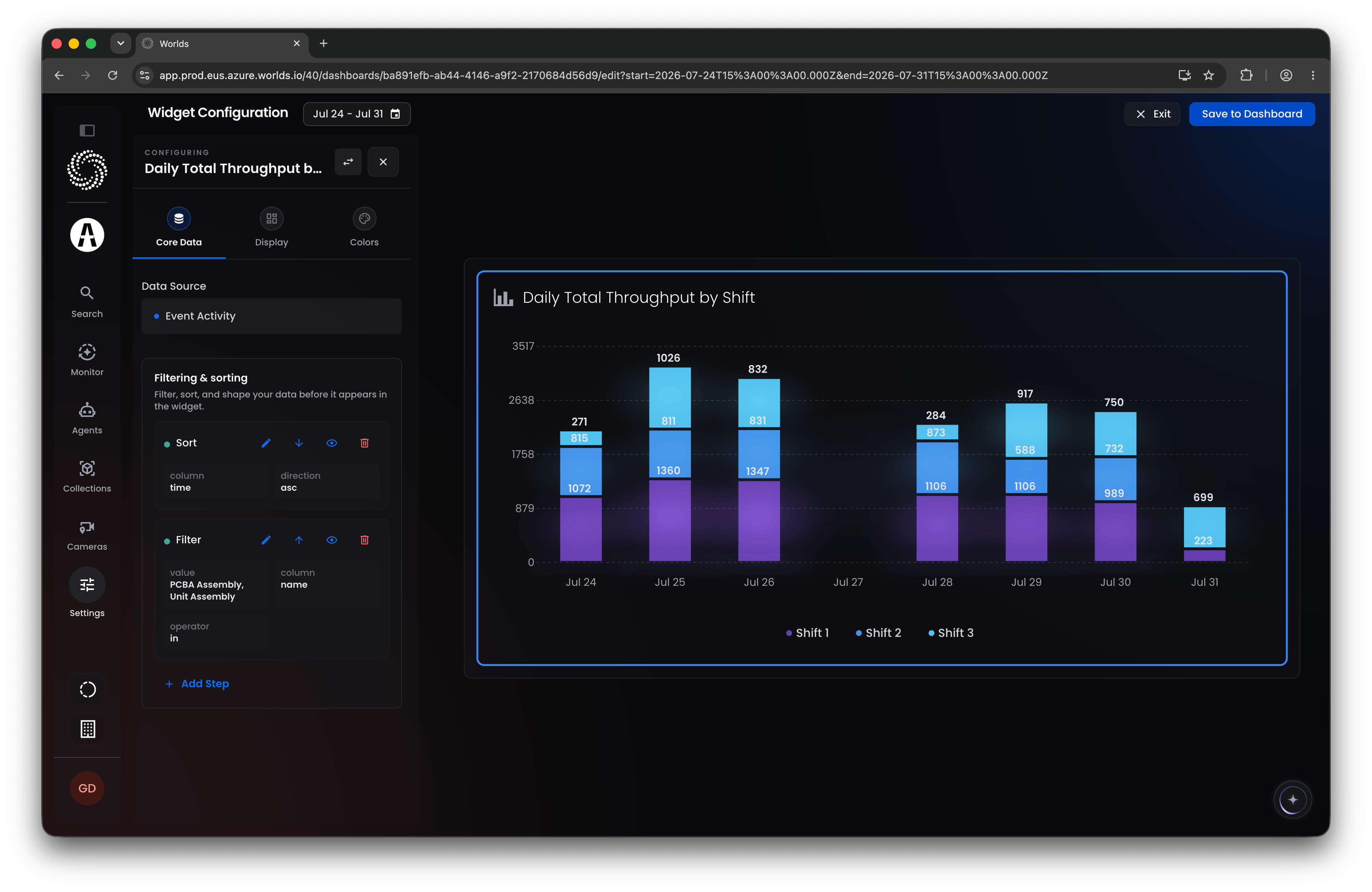 Worlds Widget Core Data