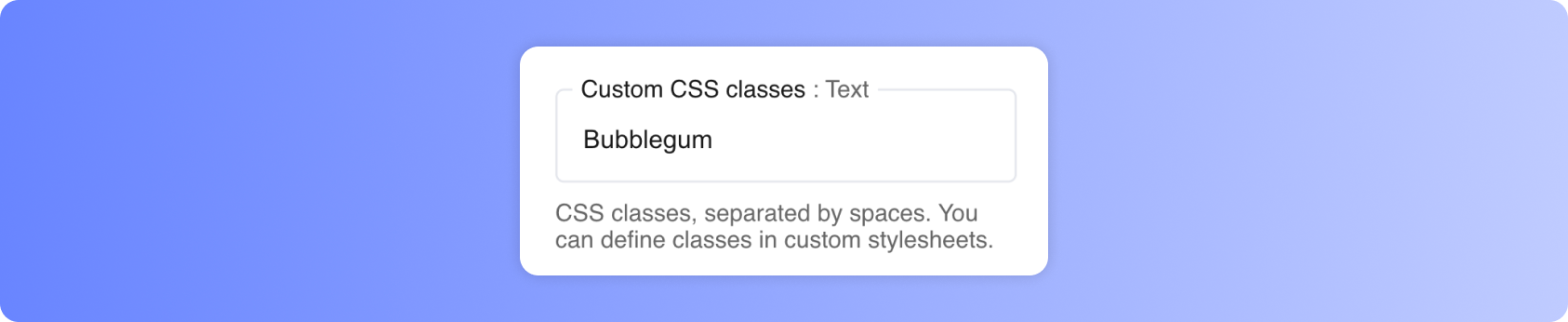 Stylesheets - Applied Classes