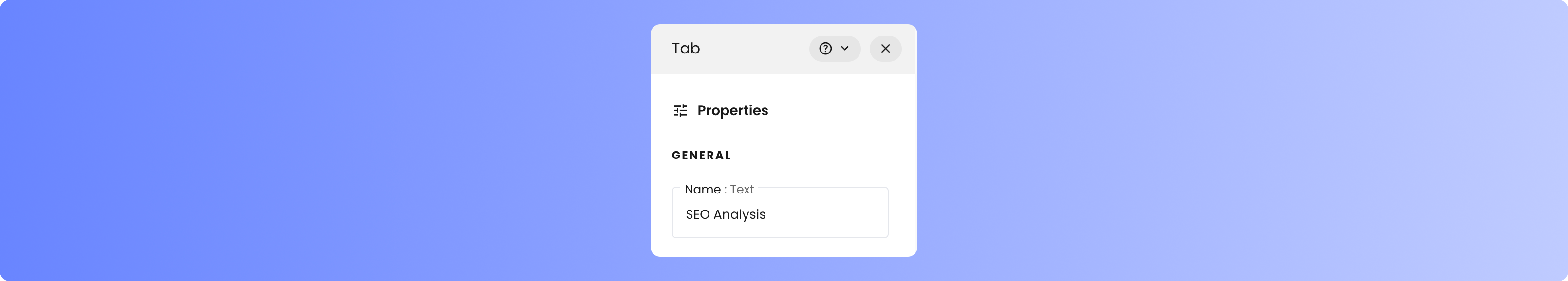 SEO Tab