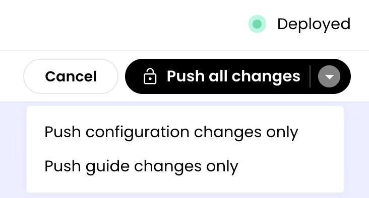 Push name or metadata changes