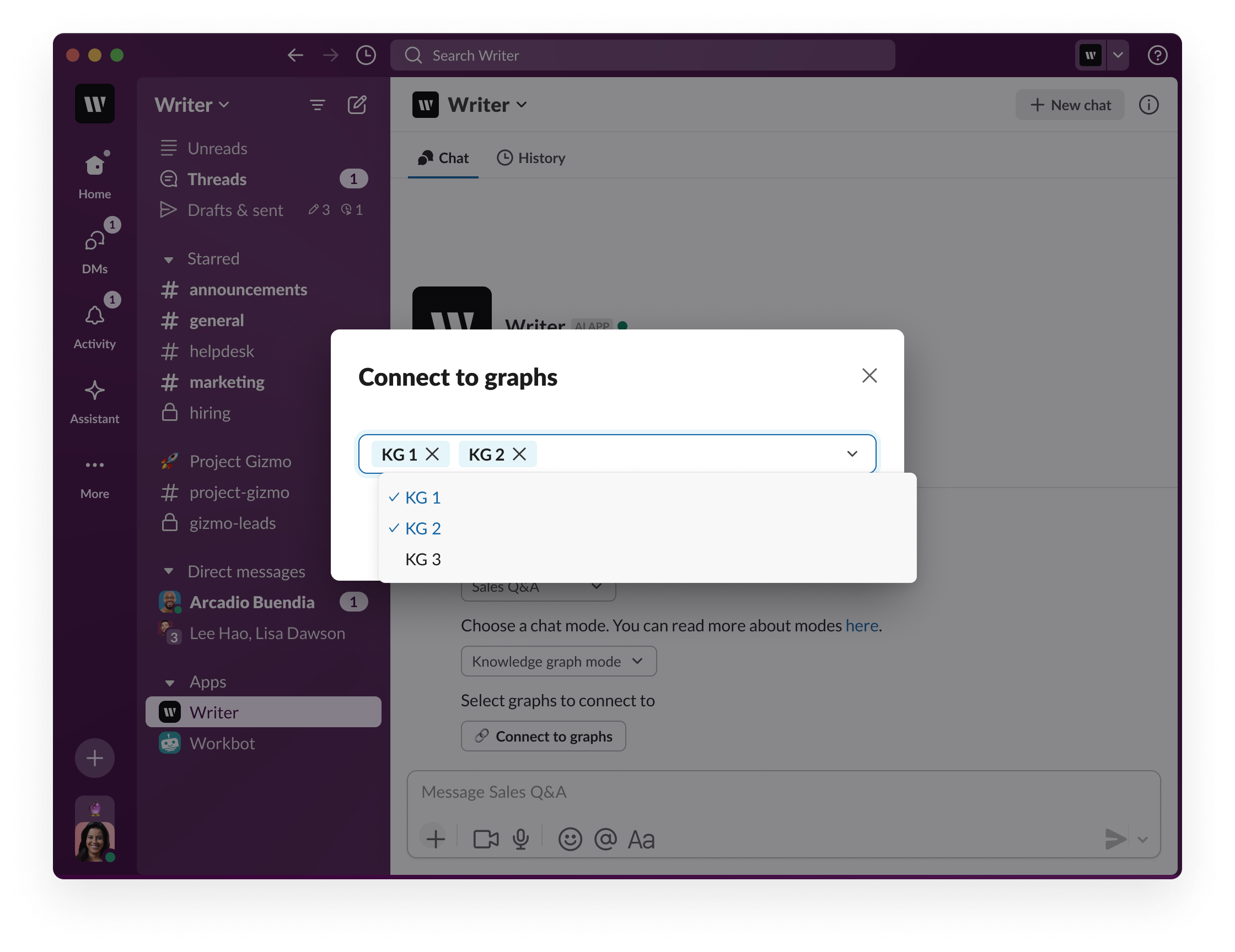 Select interaction mode