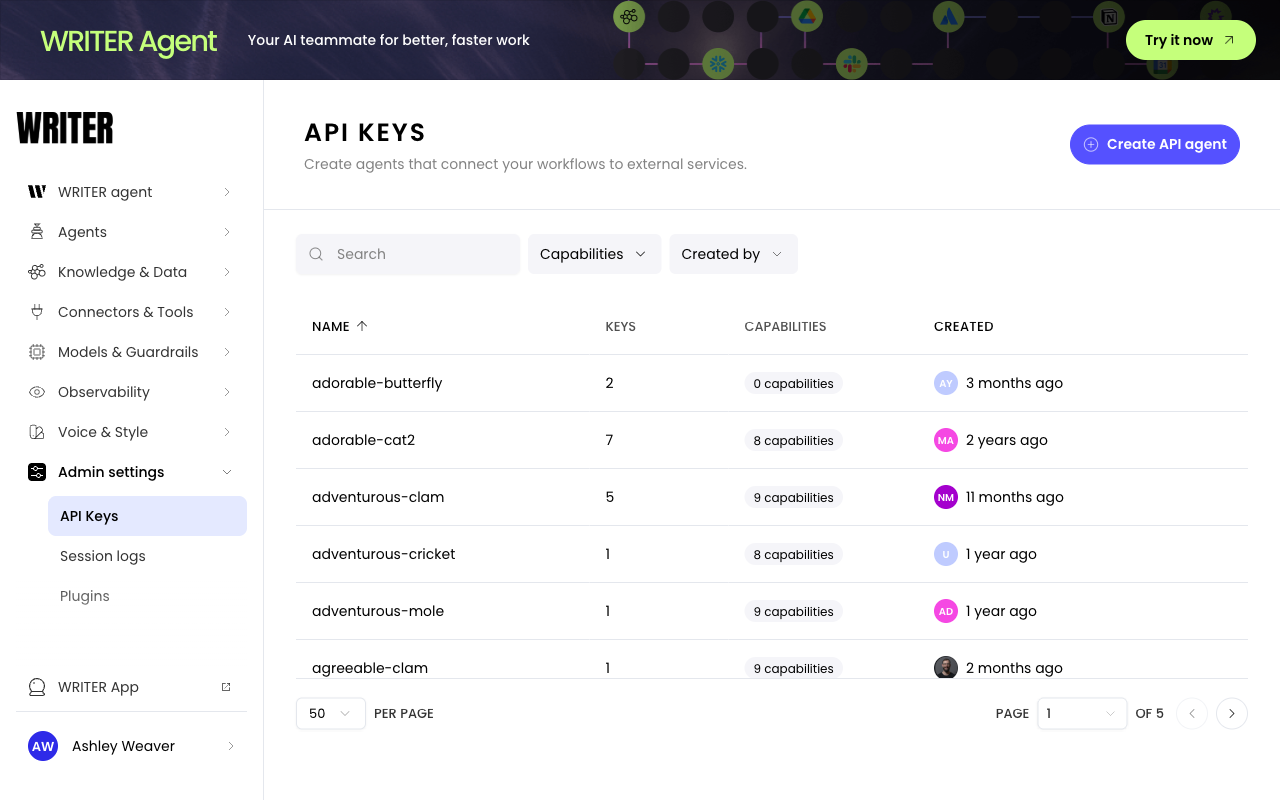 Quickstart - Writer AI Studio