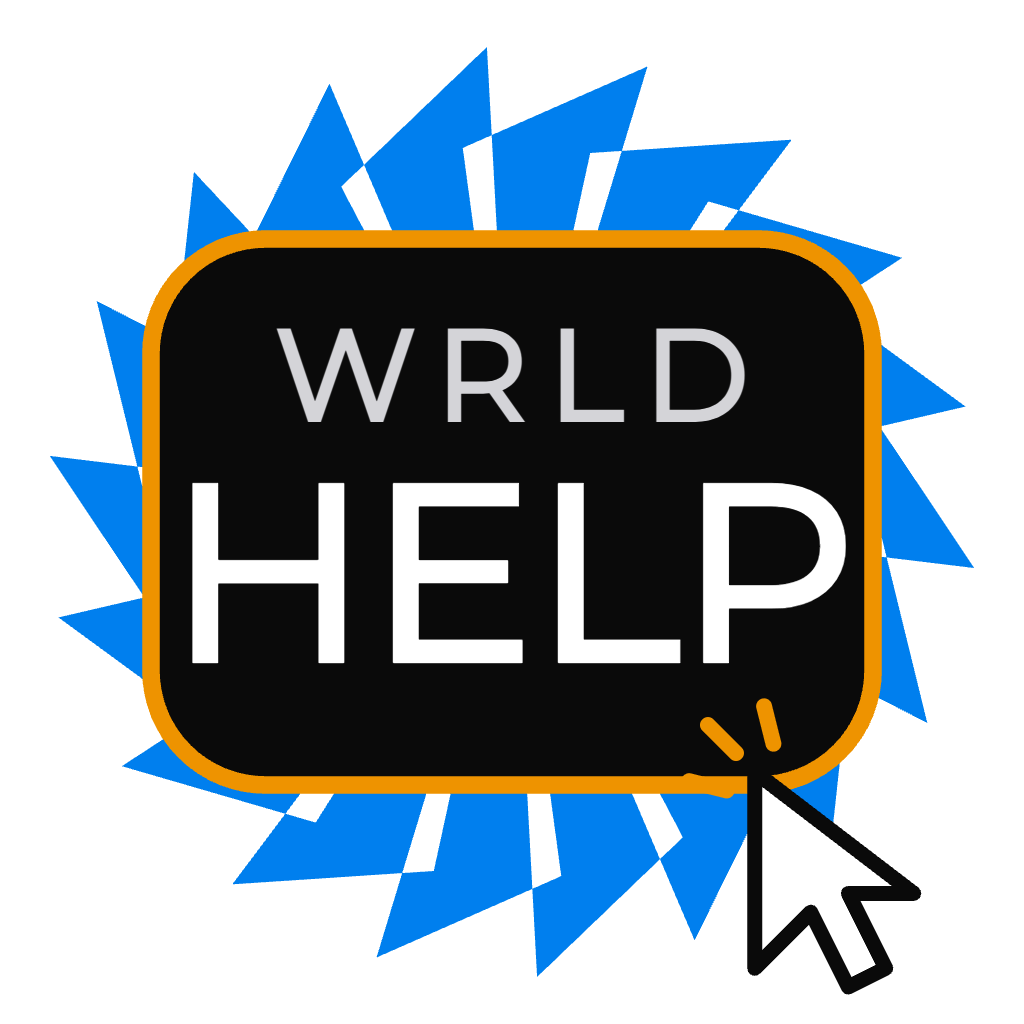 WRLD Help Button icon