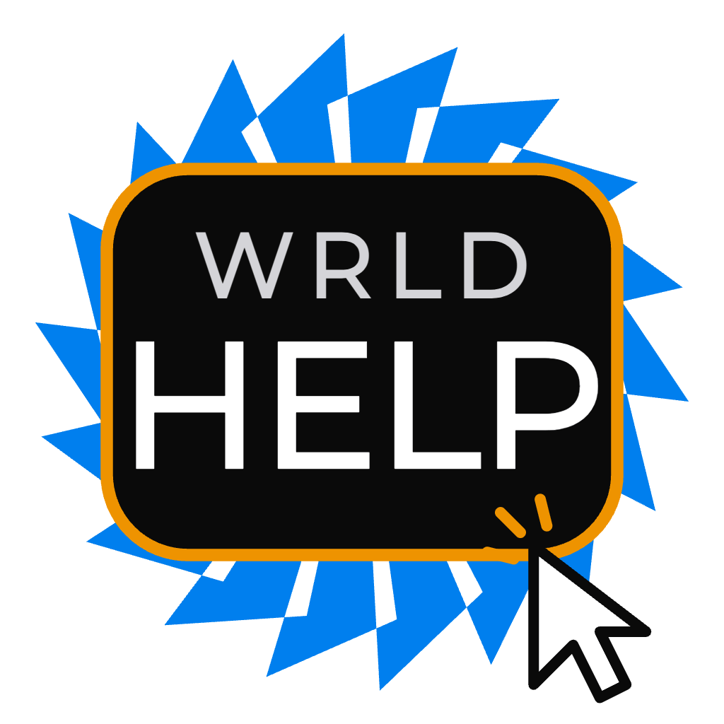 WRLD Help Button icon