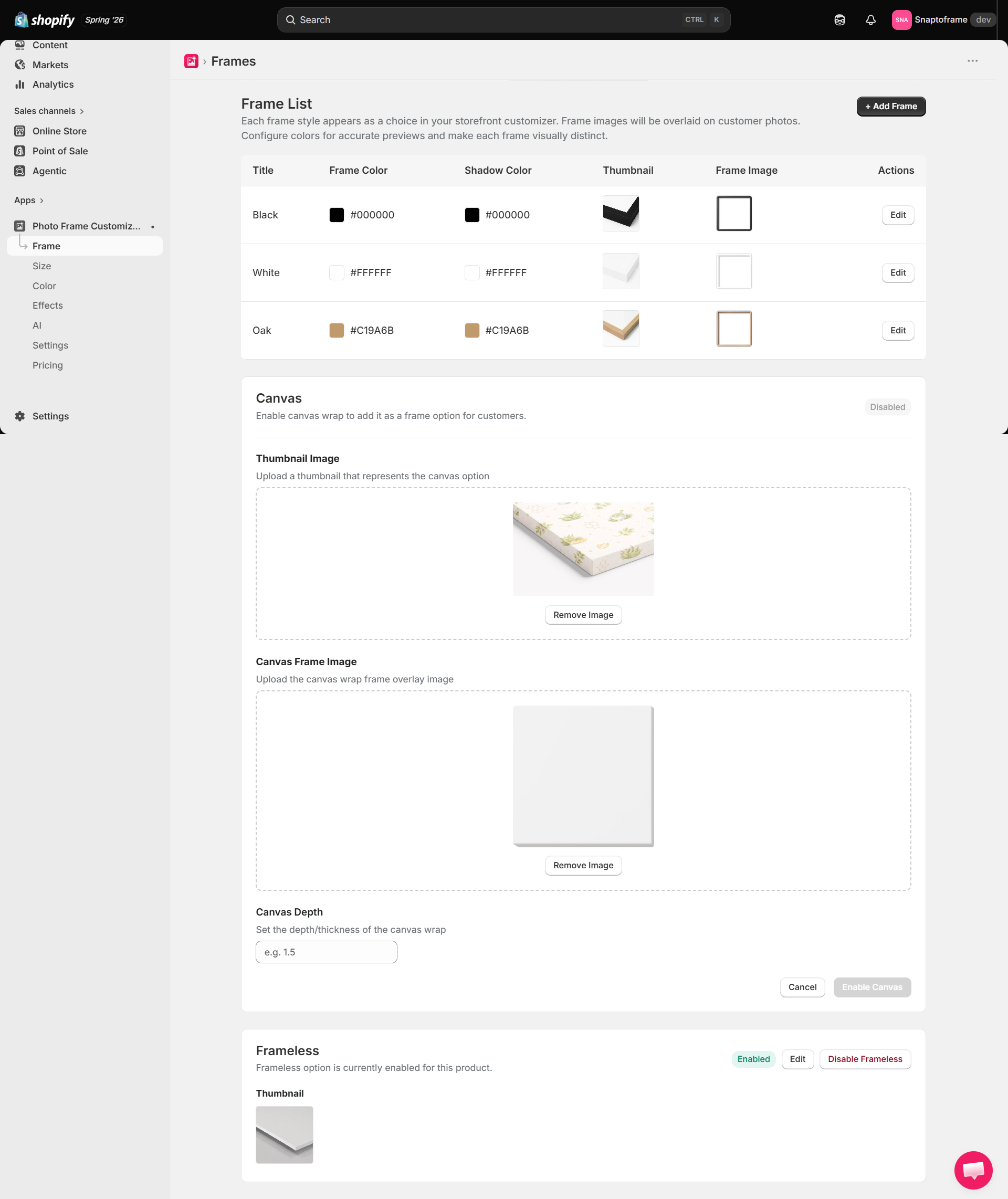 Frames Overview