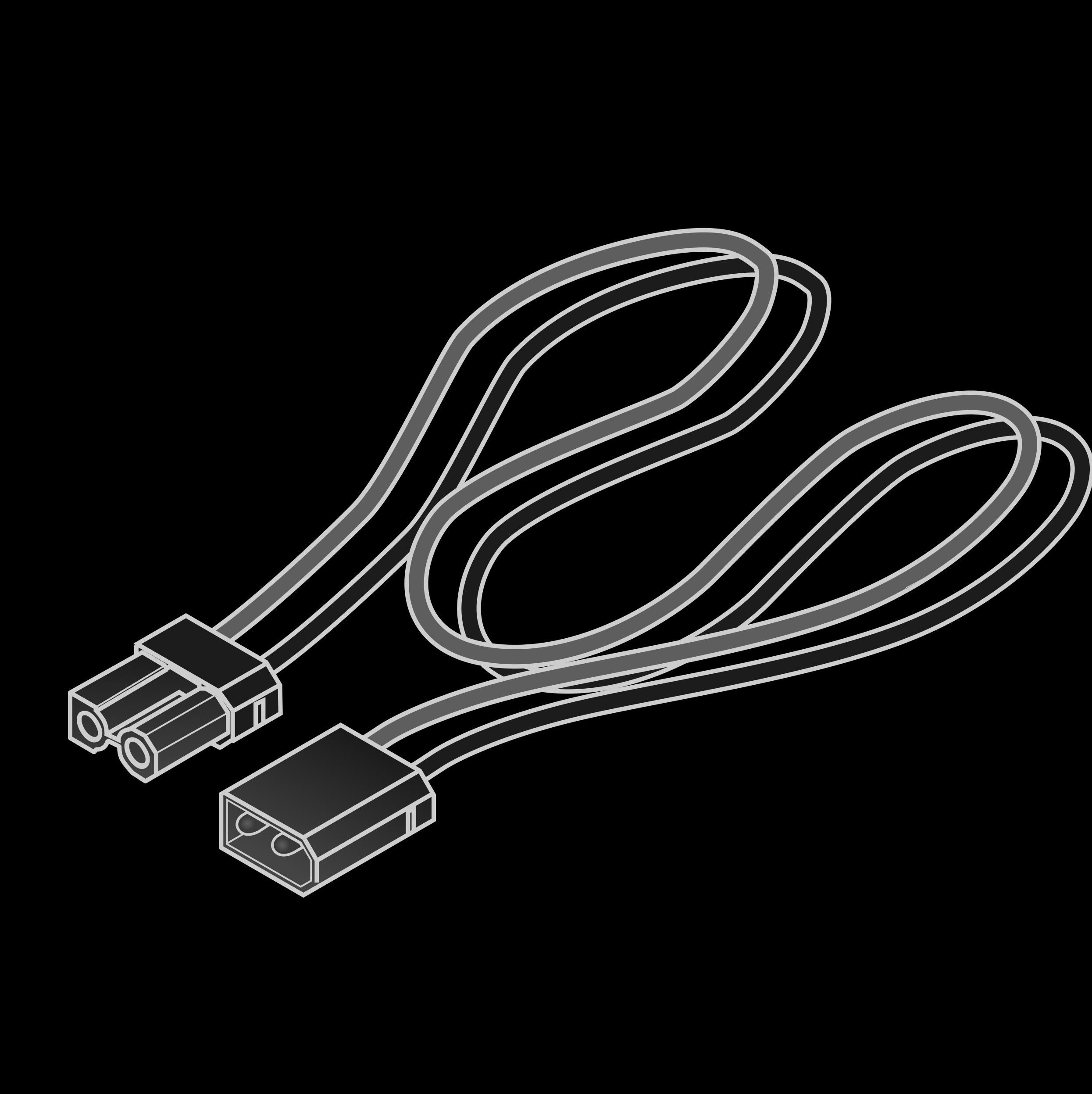 XT30 male-to-female extension cable