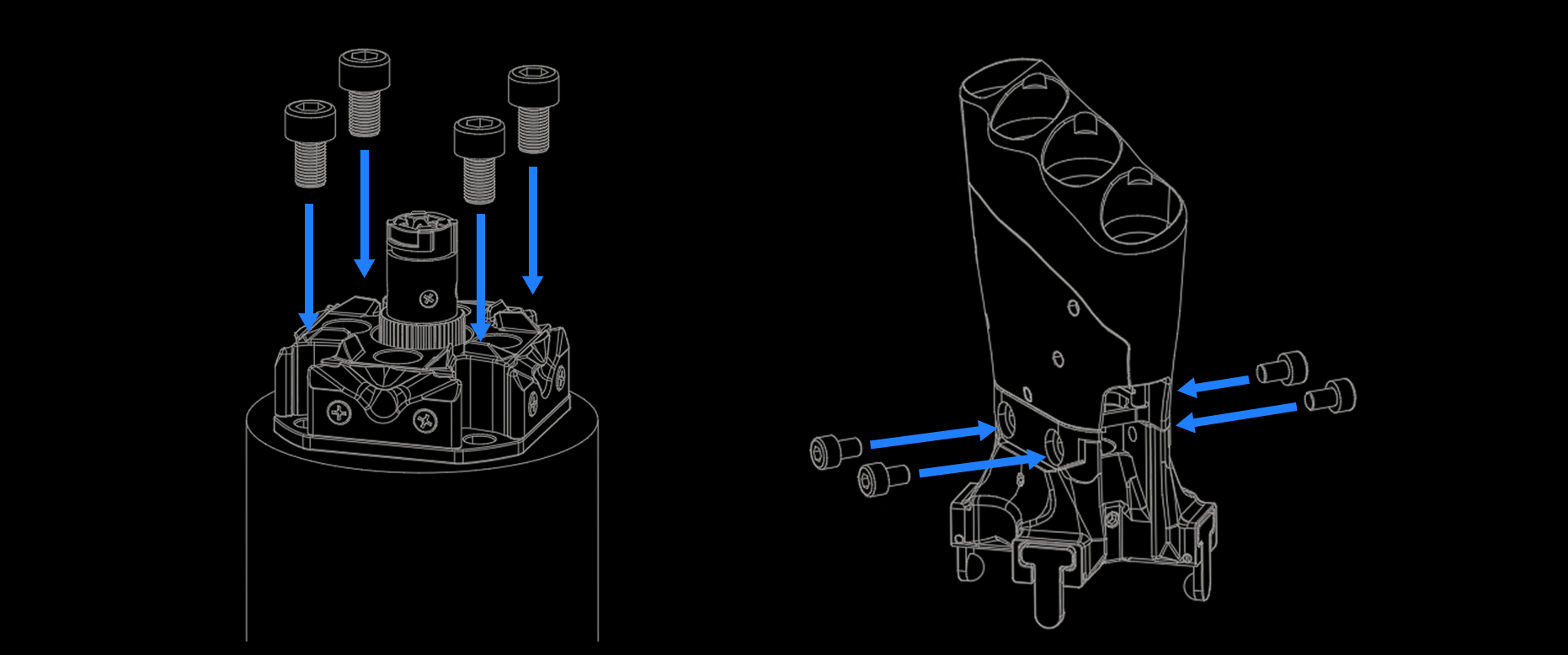 Grooved Flange and Four-claw Latch Connection