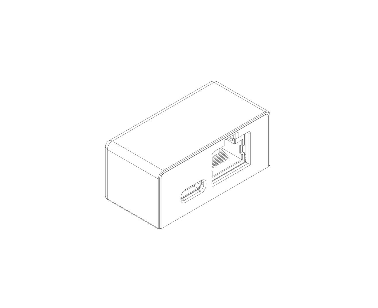 USB-C to Ethernet Power Adapter