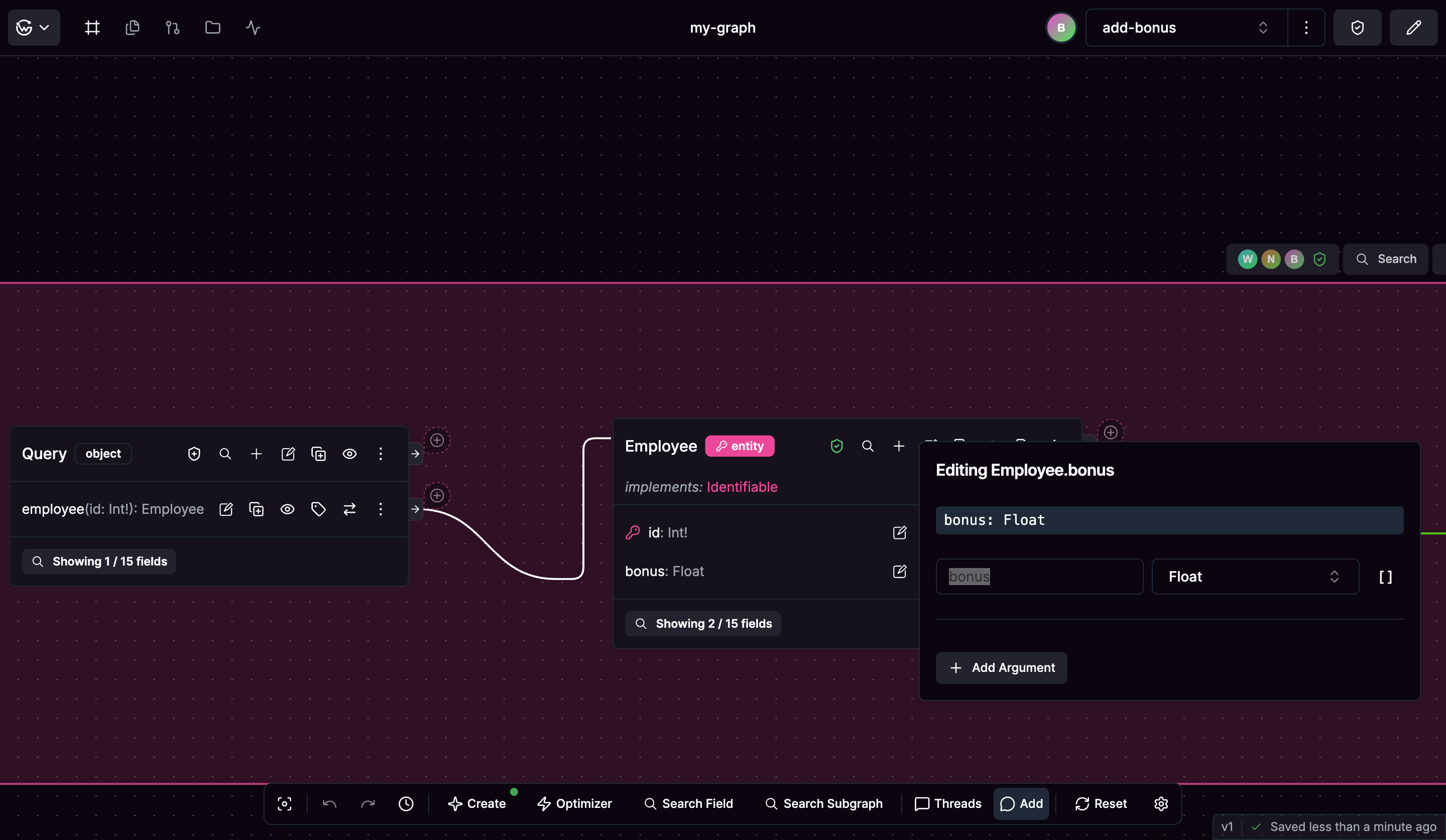 Editing field properties