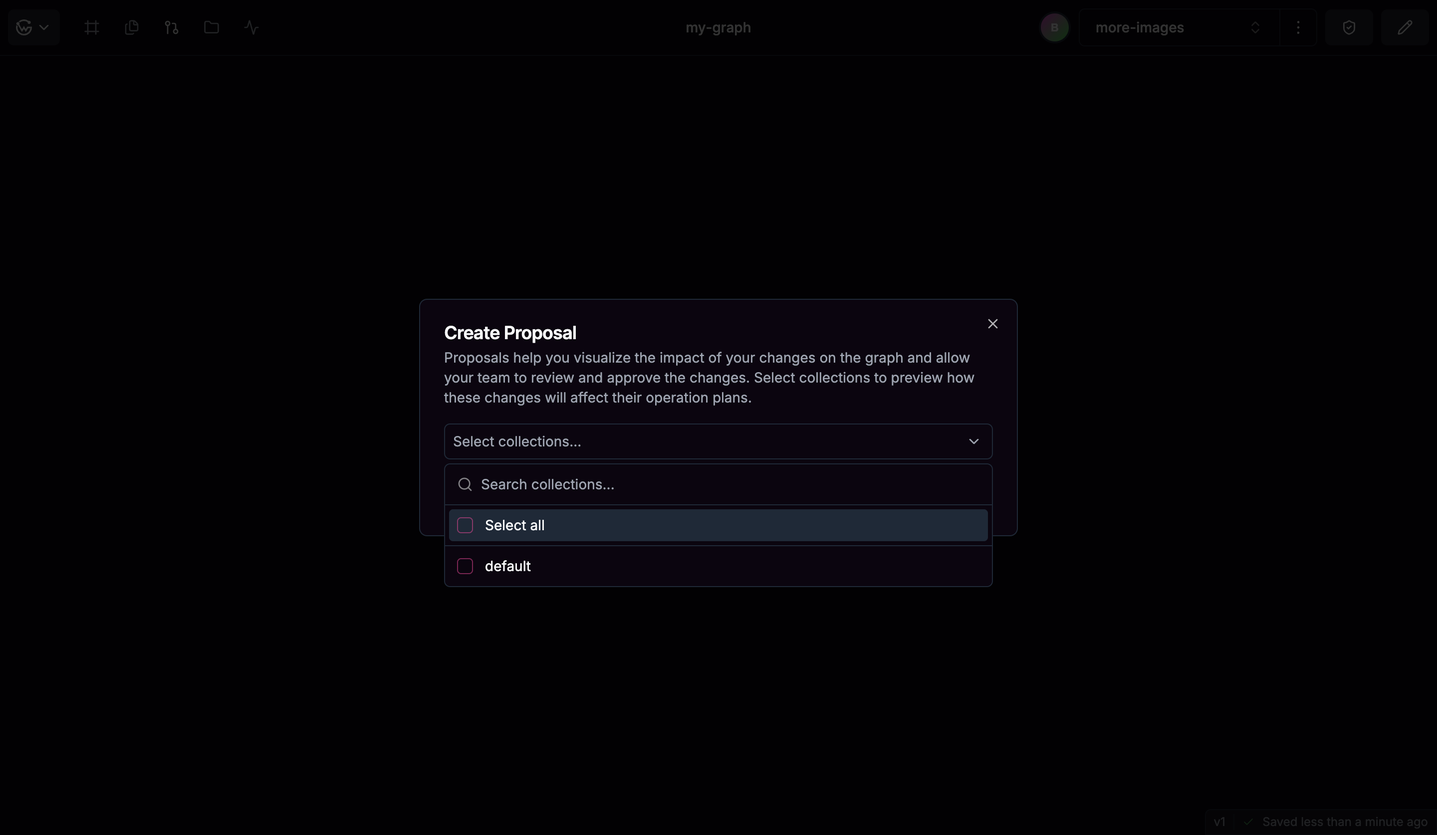 Select Collections and Create Proposal