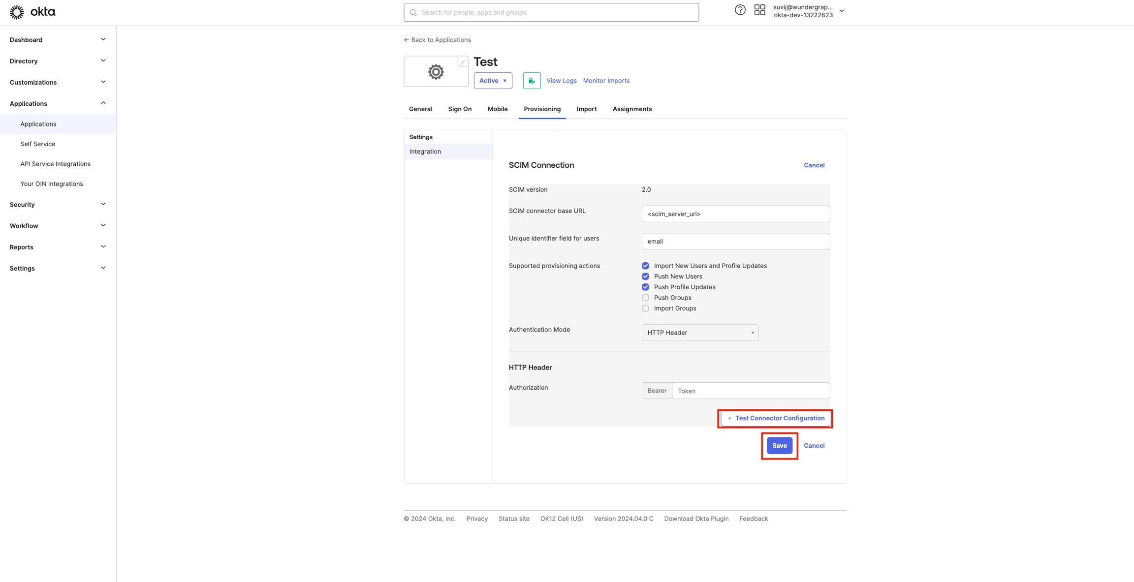 Okta user profile Okta user profile