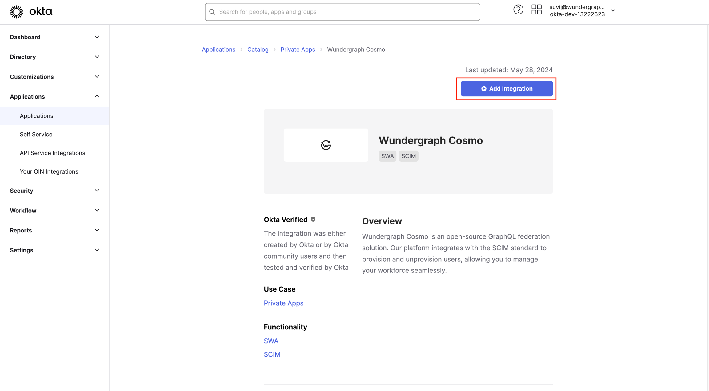 Add WunderGraph Cosmo integration