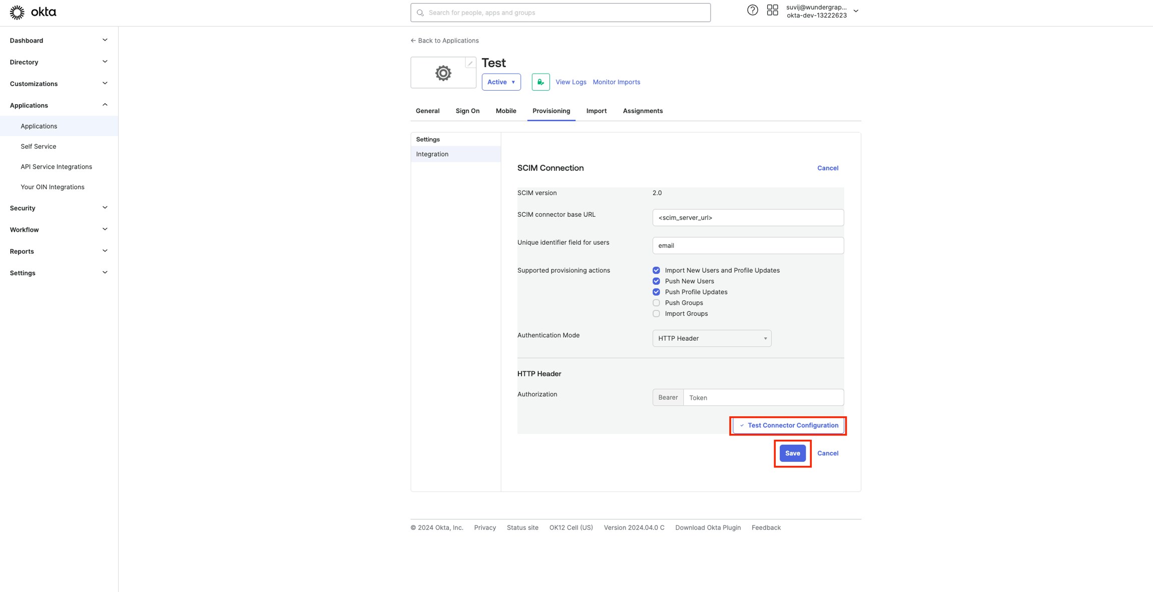 Okta user profile Okta user profile