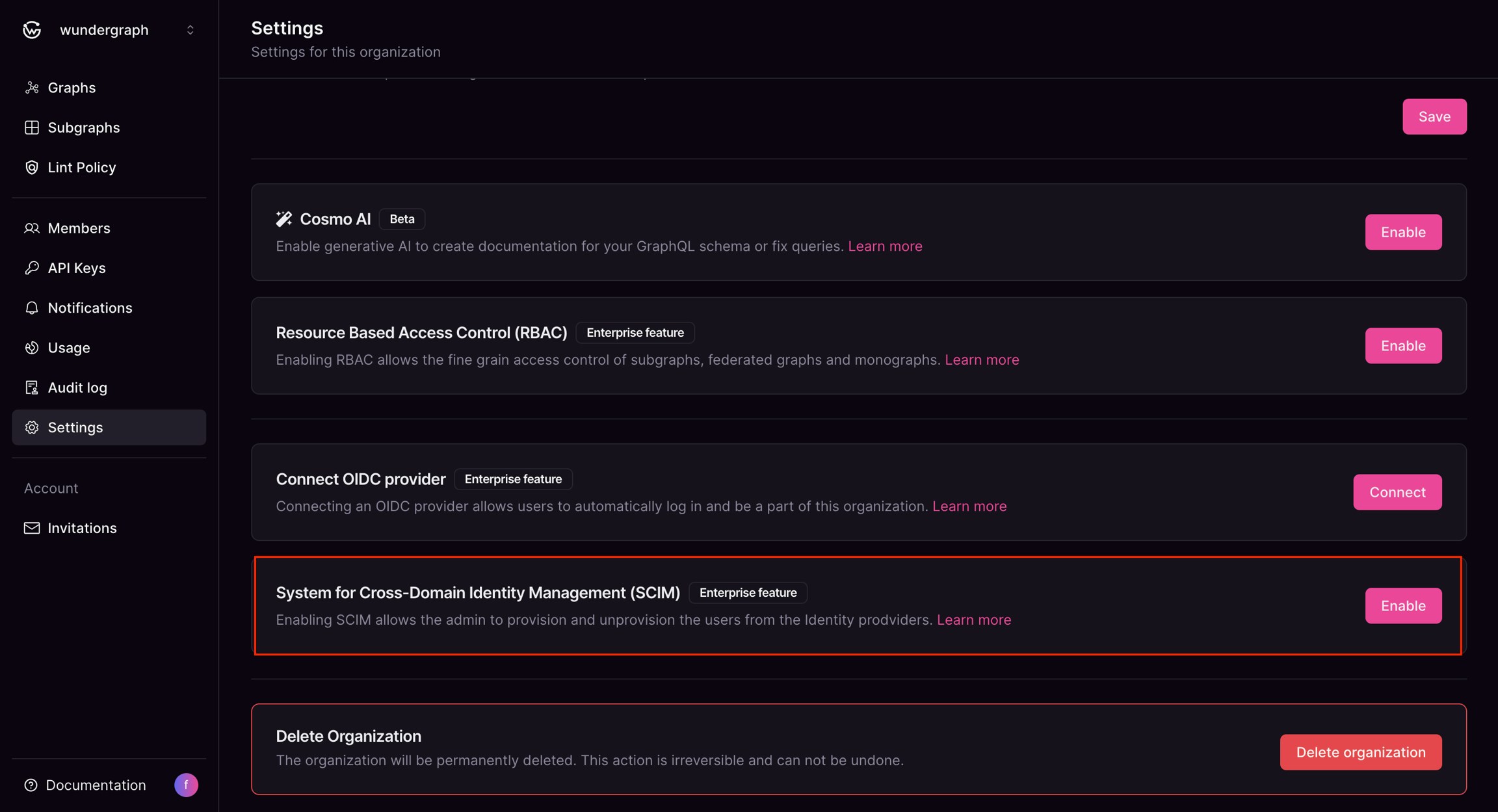 Provisioning to app settings Provisioning to app settings