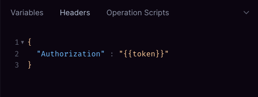 Authorization variable setup Cosmo Docs variable setup with Authorization token in Variables section