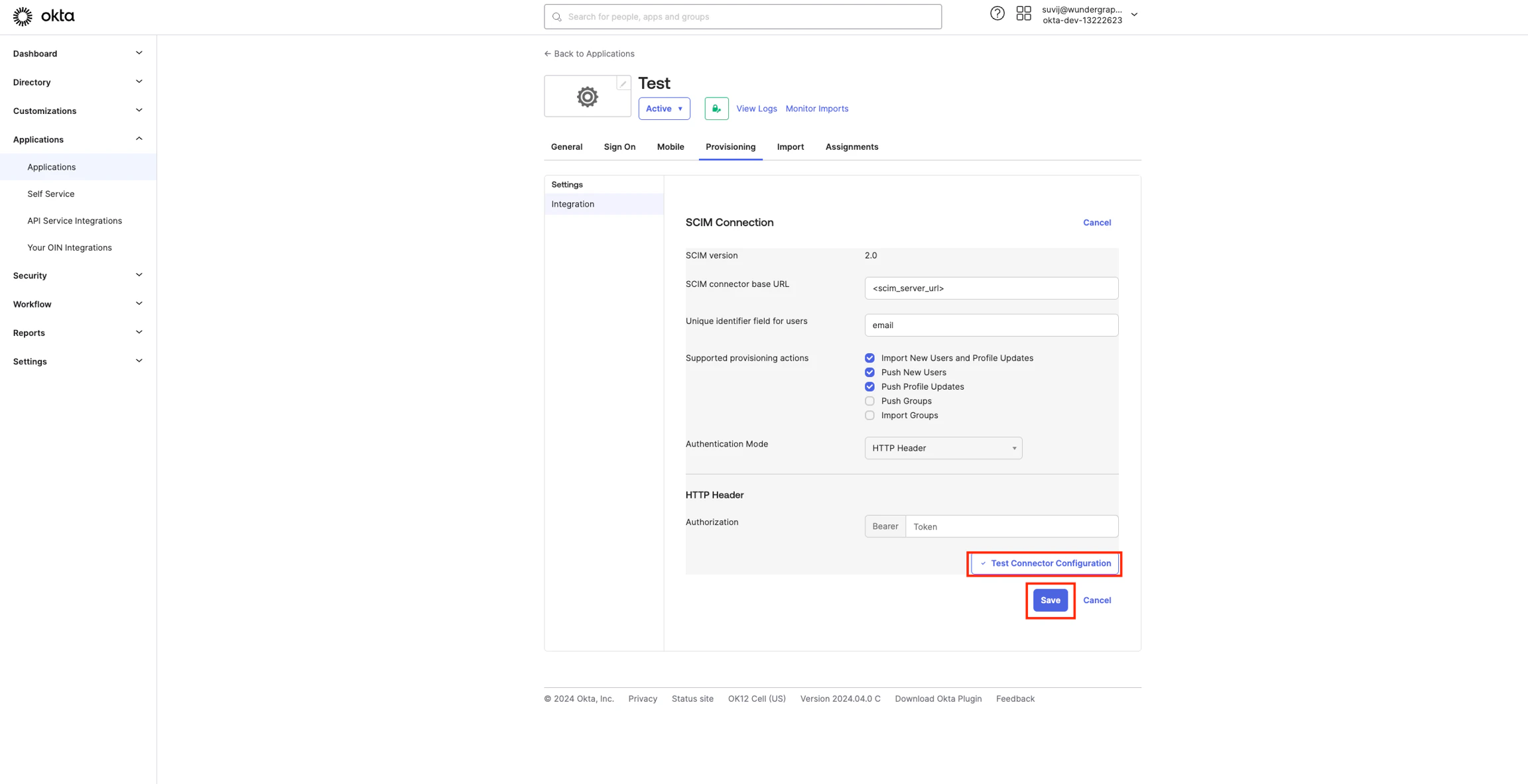 Okta user profile Okta user profile