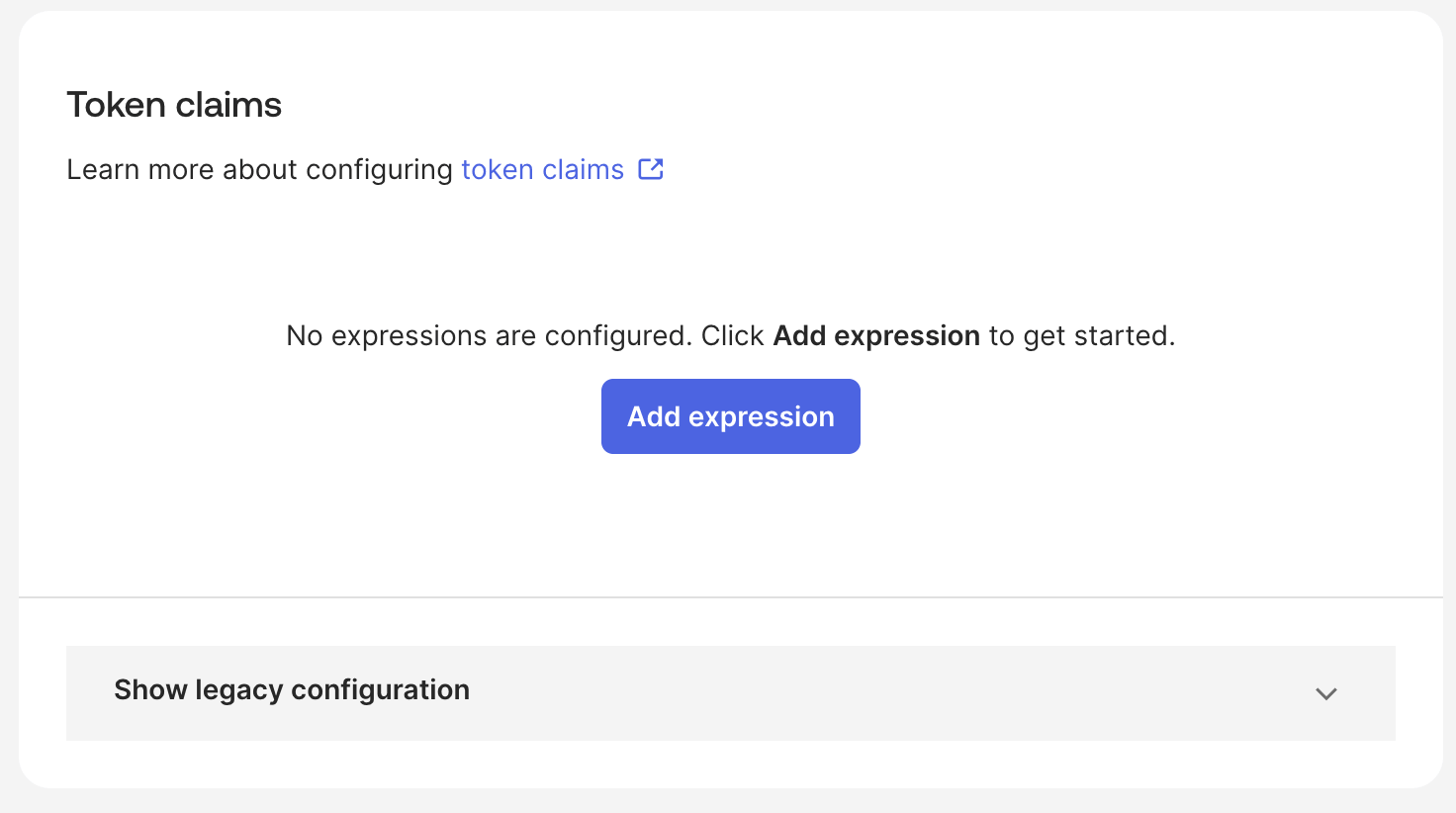 Access Token claims under the sign on configuration Access the Token claims under the application Sign On configuration
