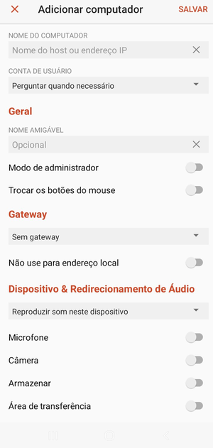 Microsoft remota desktop