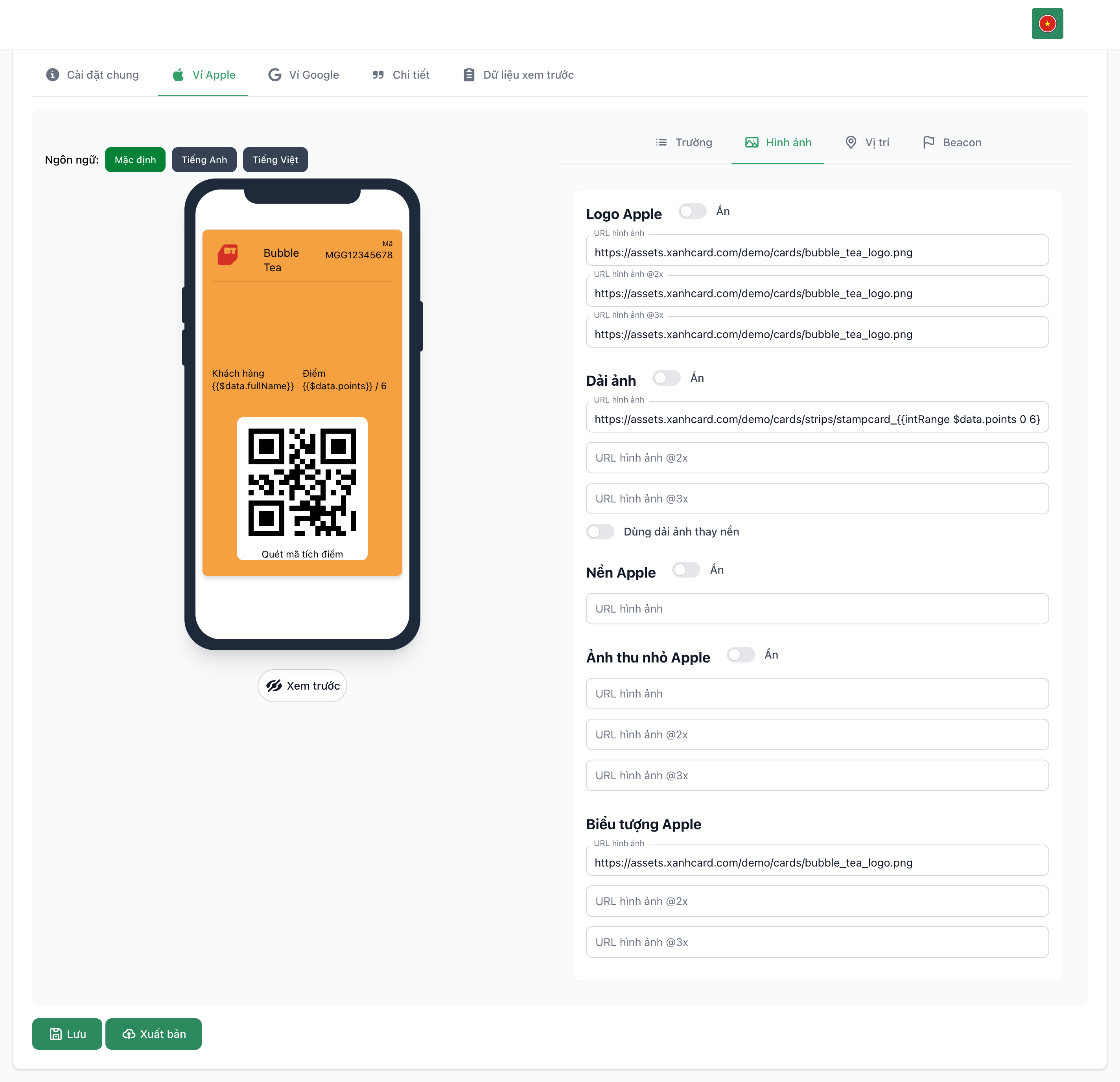 Tab Apple Wallet - Images