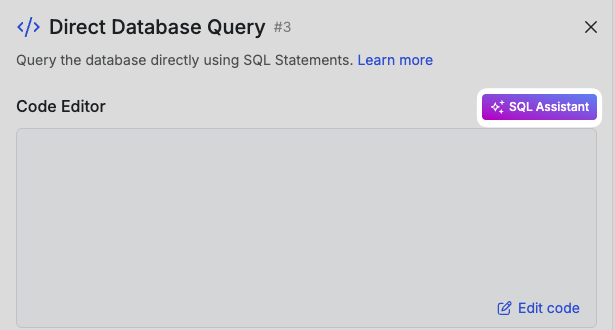 SQL Assistant - Xano Documentation
