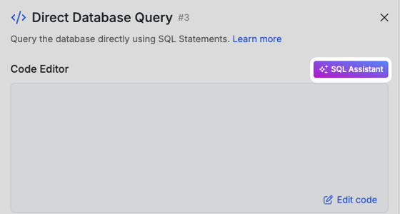 SQL Assistant - Xano Documentation
