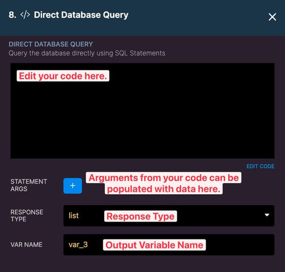 What Is Direct Query Direct Database Query - Xano Documentation