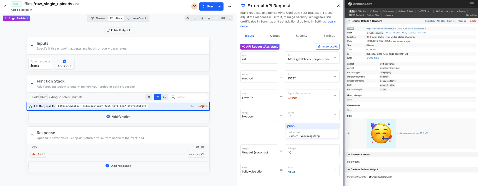 External API Request - Xano Documentation