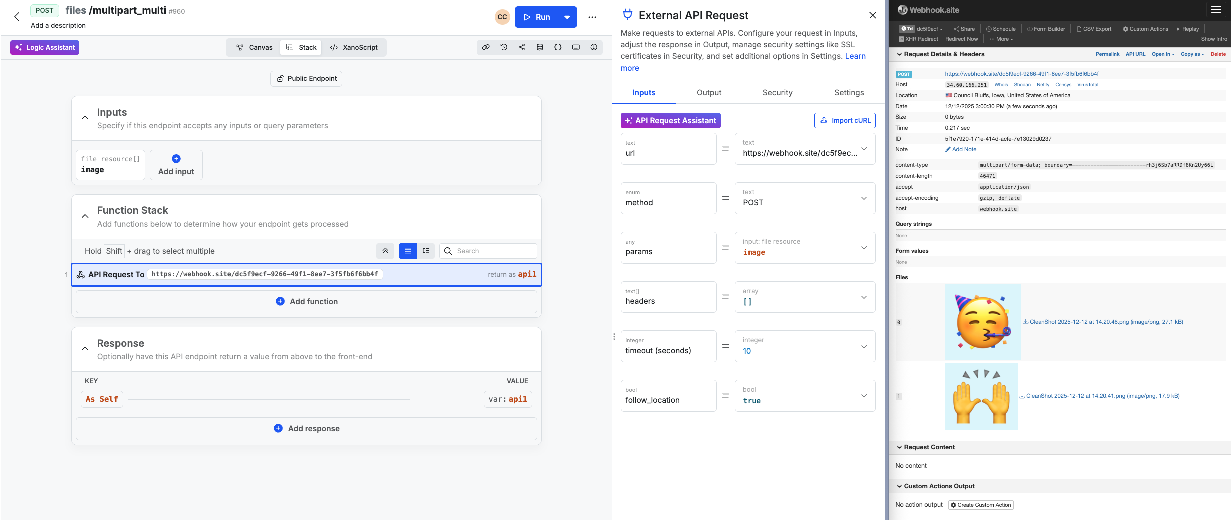 External API Request - Xano Documentation