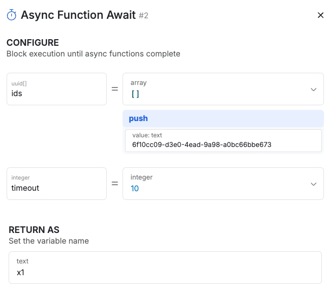 Async Functions - Xano Documentation